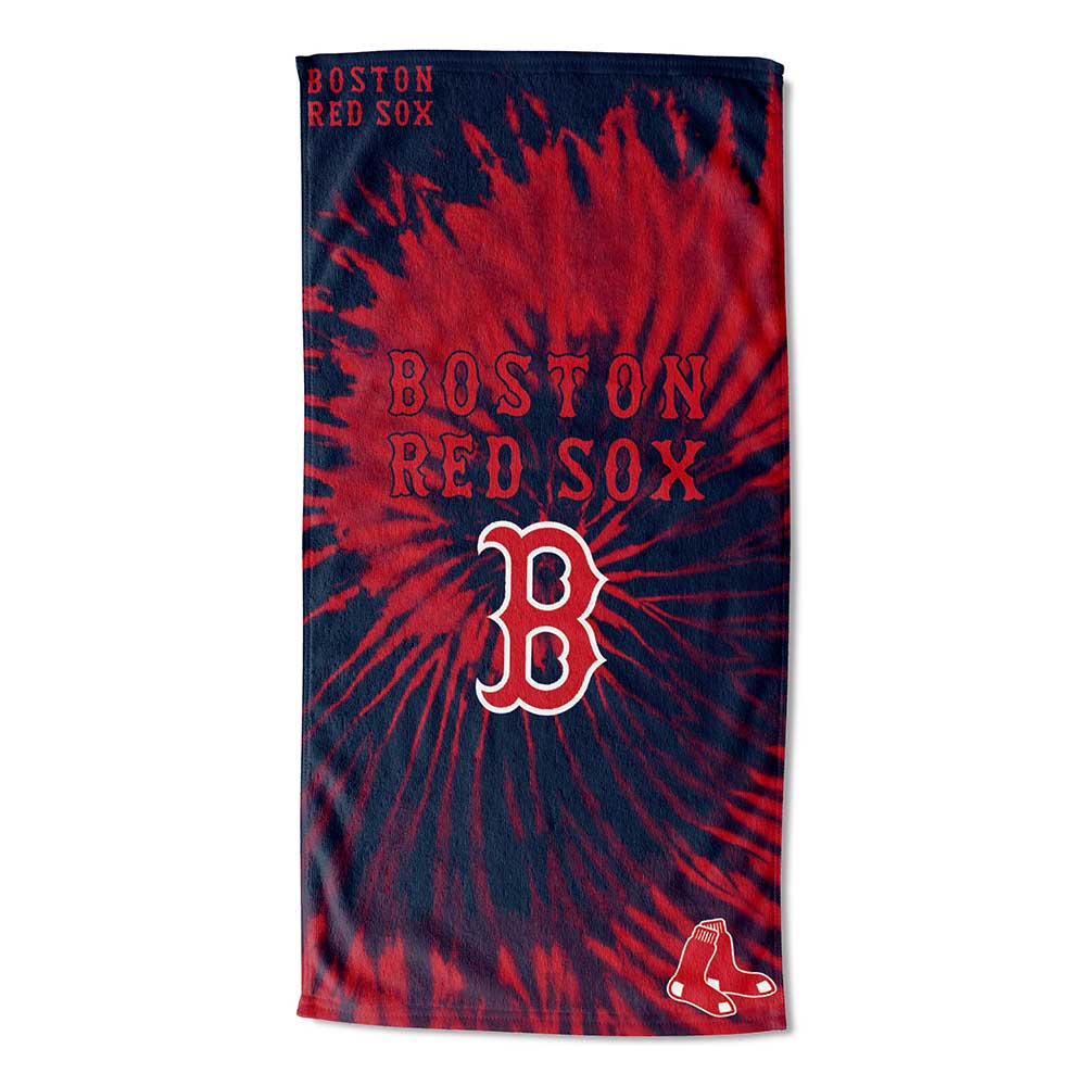 MLB Boston Red Sox Pyschedelic Beach Towel 30x60 Inches