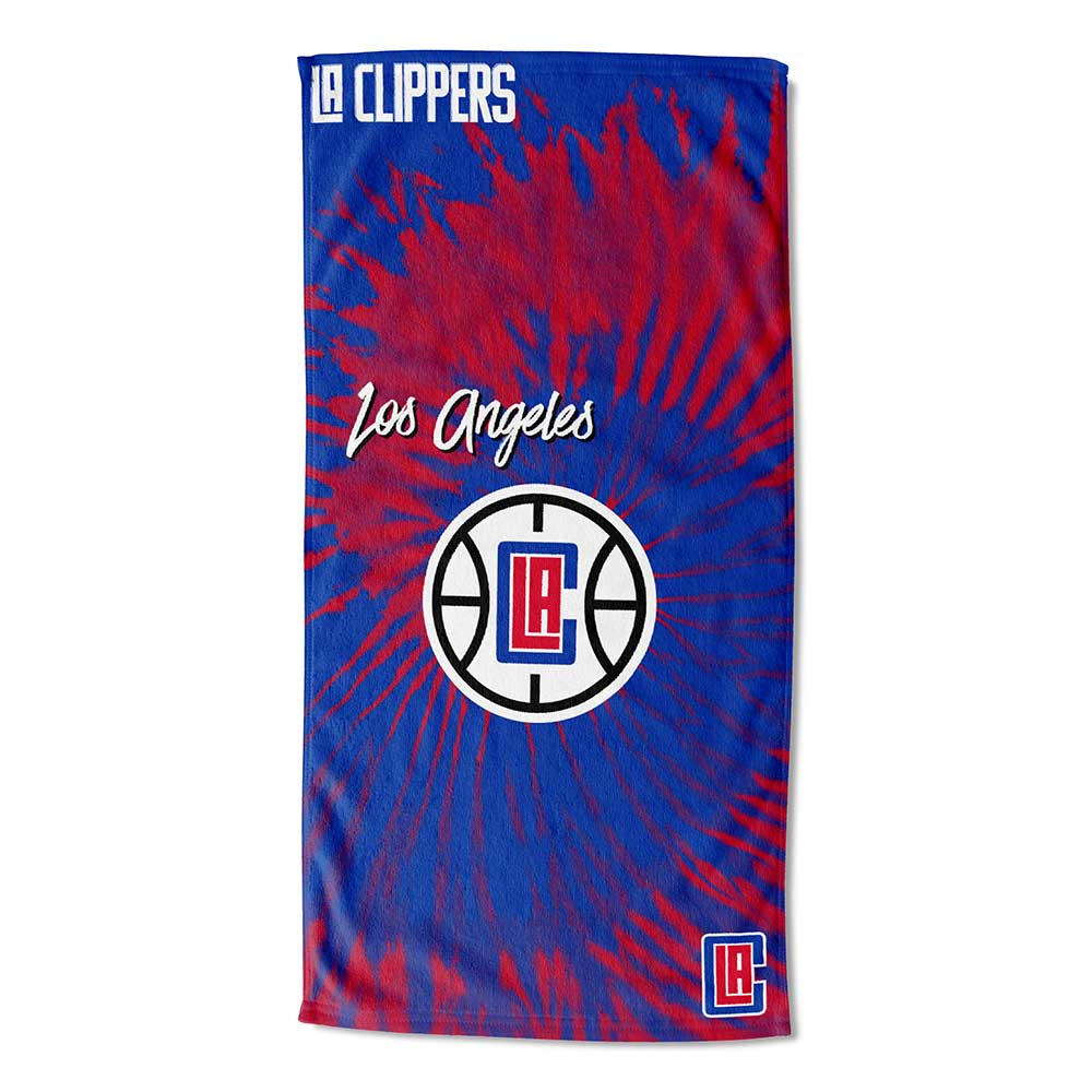 NBA Los Angeles Clippers Psychedelic Beach Towel 30x60 Inches