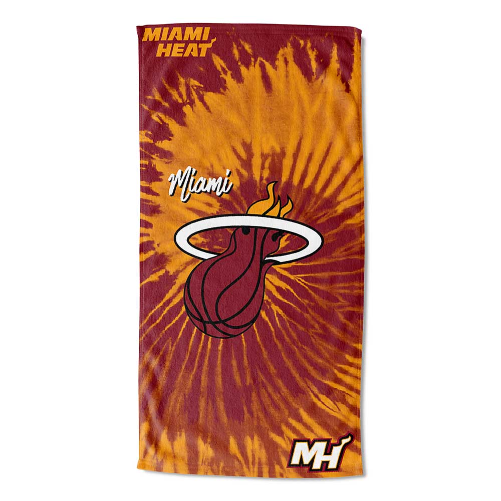 NBA Miami Heat Psychedelic Beach Towel 30x60 Inches