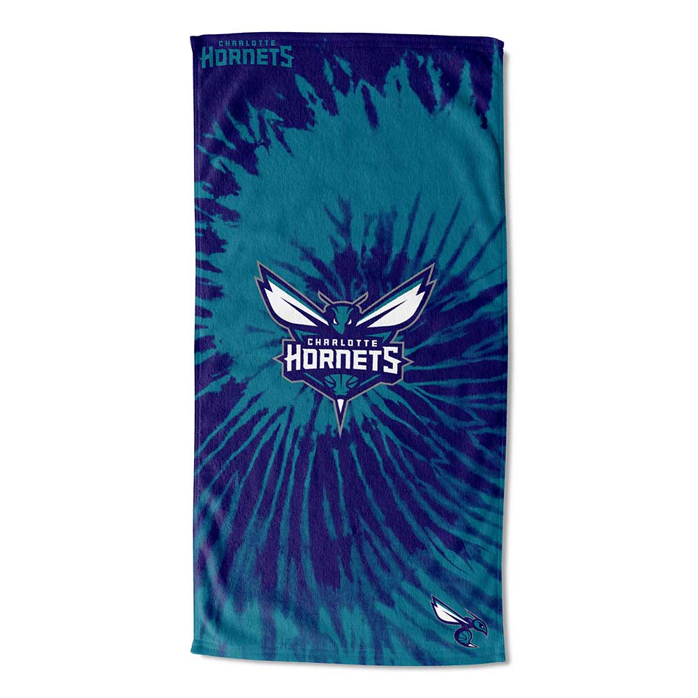 NBA Charlotte Hornets Psychedelic Beach Towel 30x60 Inches