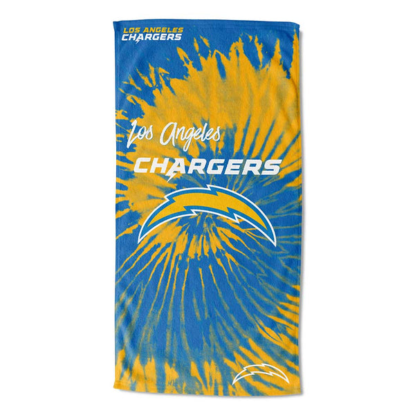 NFL Chargers Psychedelic Beach Towel 30x60 Inches