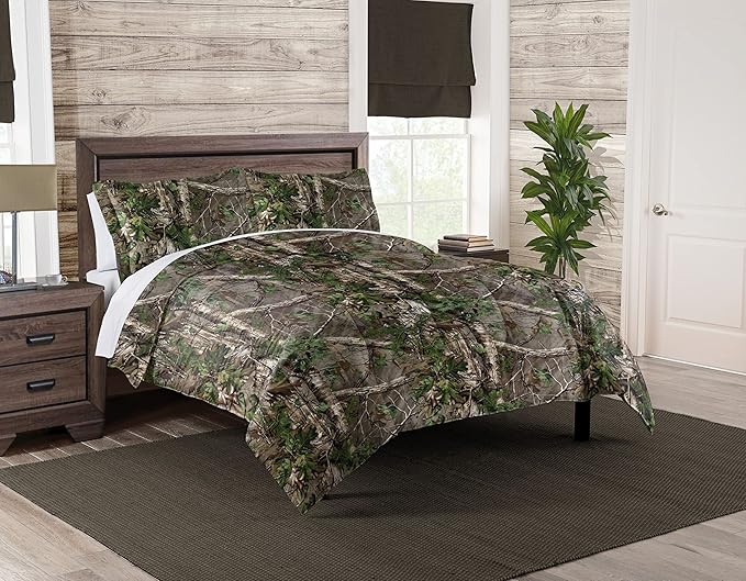 Realtree Extra Green Camo Comforter Set King