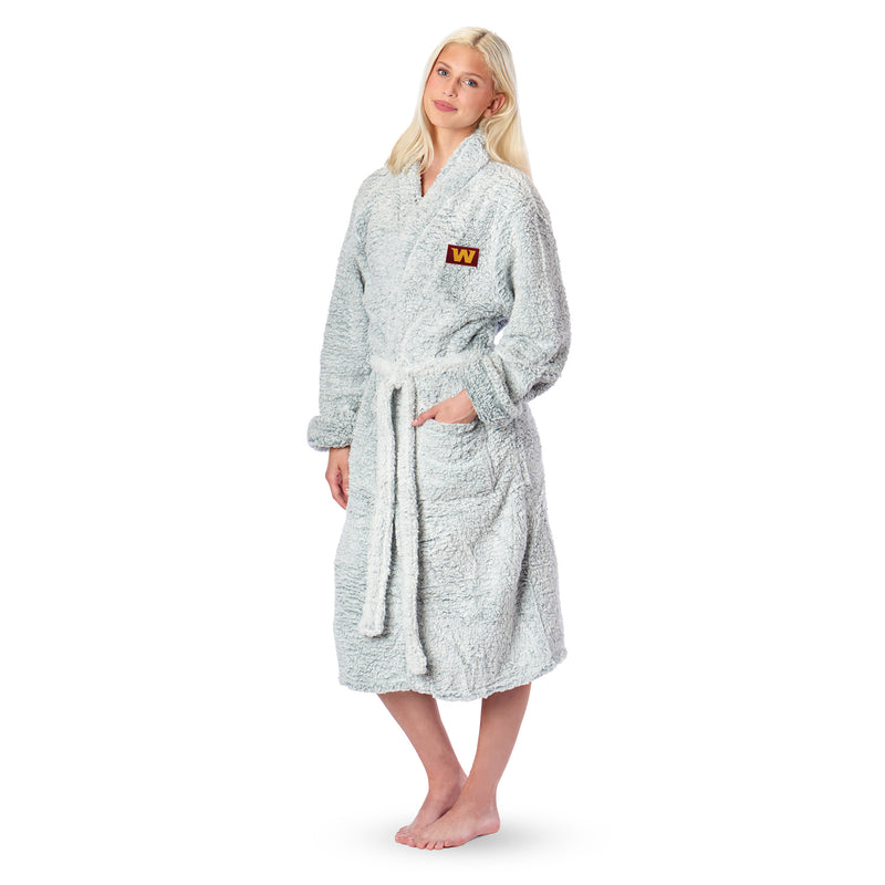 NFL Washington Commanders S/M Sherpa Robe 25 x 47 Inches
