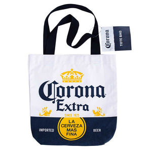 Corona & Modelo Corona Extra Canvas Tote Bag 15x25 Inches