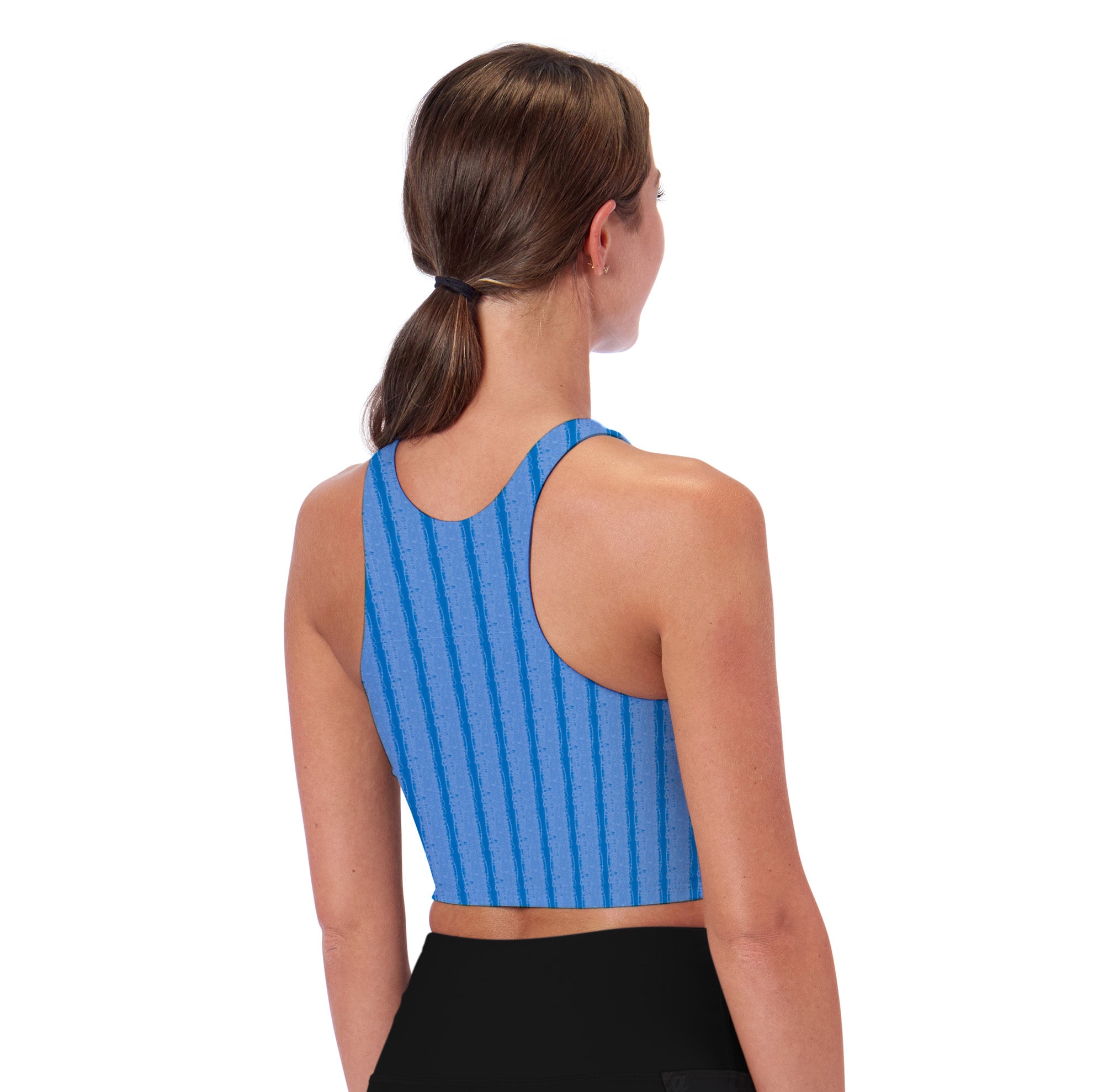 CERTO NCAA UCLA Bruins High Neck Midi Sports Bra