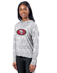 San Francisco 49ers Certo Women's Session Pullover Hoodie - Gray