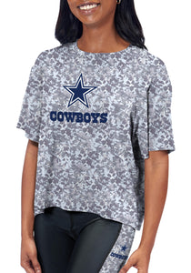 Dallas Cowboys Certo Women's Turnout T-Shirt - Charcoal