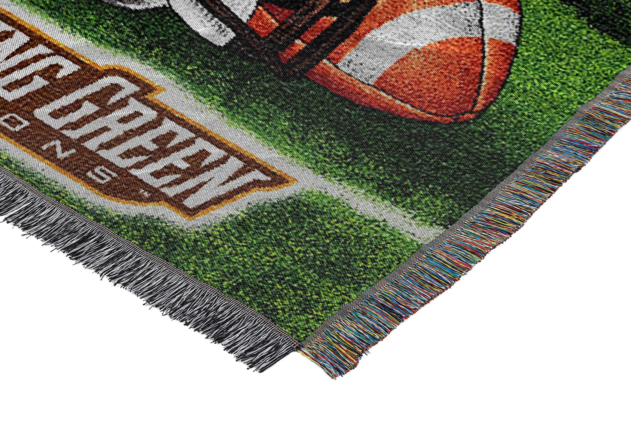 NCAA Bowling Green Falcons Homefield Advantage Woven Tapestry Throw Blanket 48x60 Inches