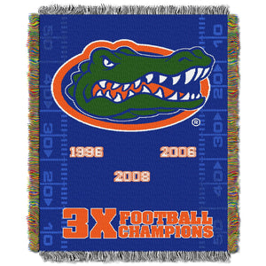 NCAA Florida Gators Commemorative Series Tapestry Throw