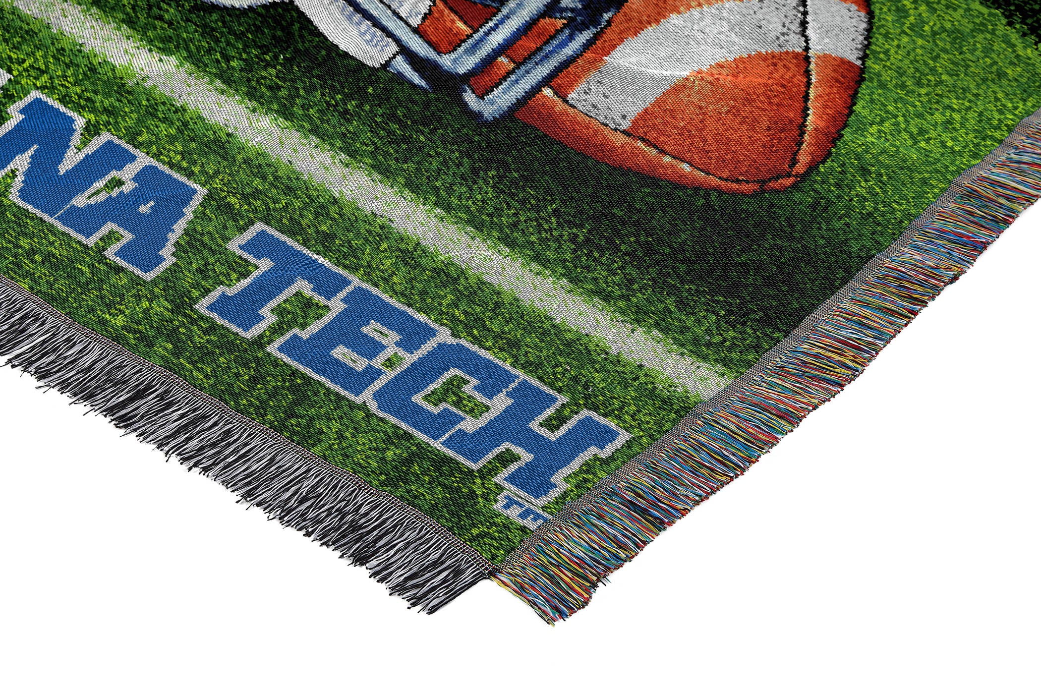 NCAA Louisiana Tech Homefield Advantage Woven Tapestry Throw Blanket 48x60 Inches