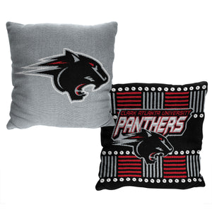 NCAA Clark Atlanta Panthers Homage Jacquard Pillow 20x20 Inches