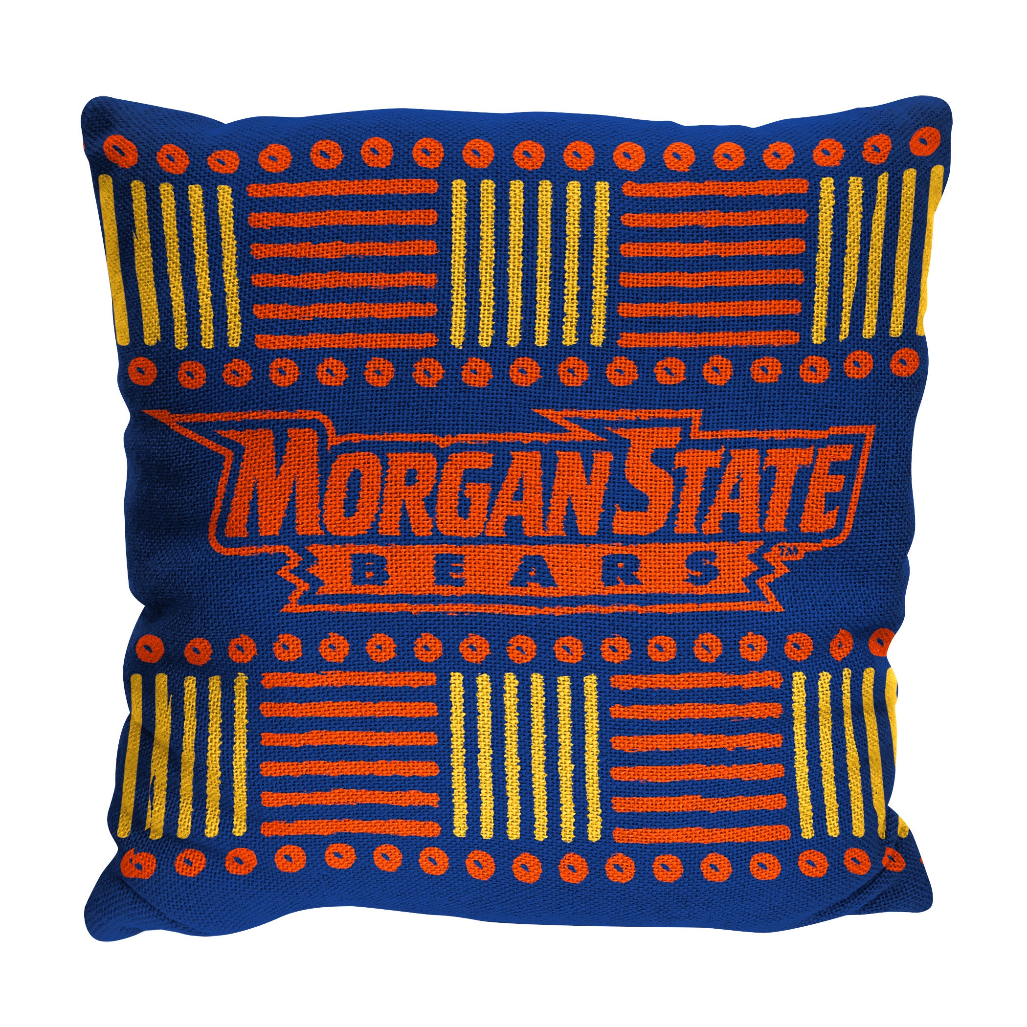 NCAA Morgan State Bears Homage Jacquard Pillow 20x20 Inches