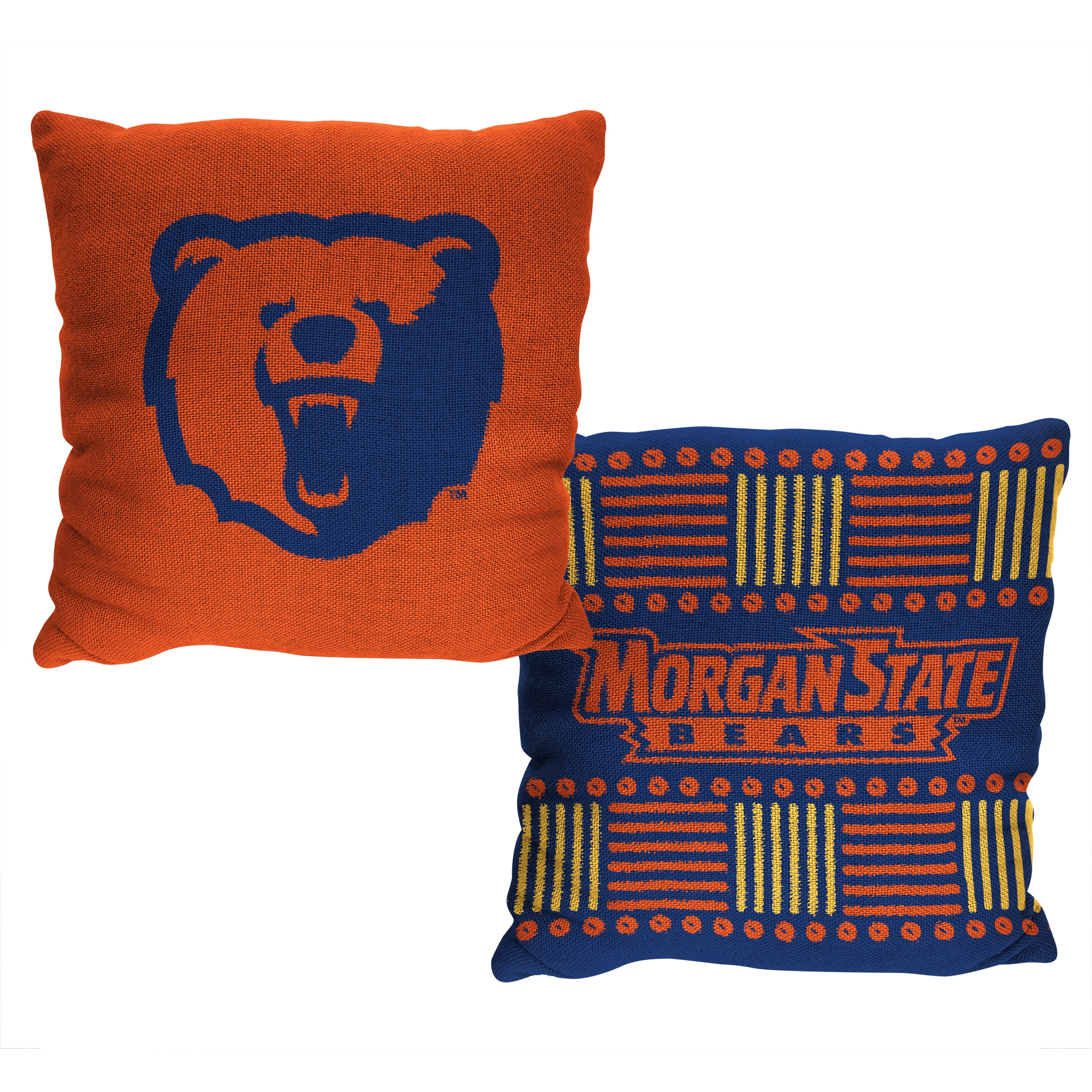 NCAA Morgan State Bears Homage Jacquard Pillow 20x20 Inches