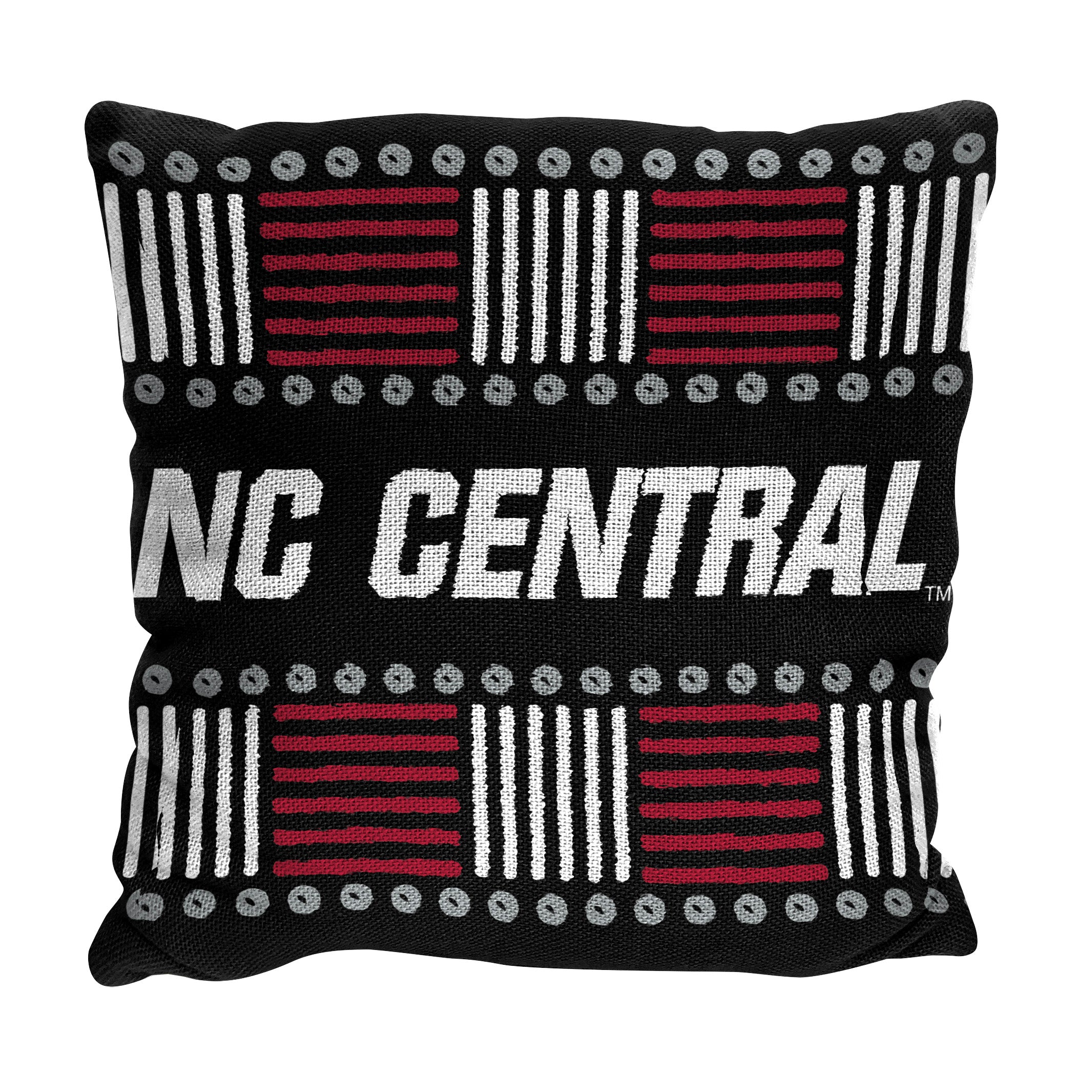 NCAA North Carolina Central Eagles Homage Jacquard Pillow 20x20 Inches