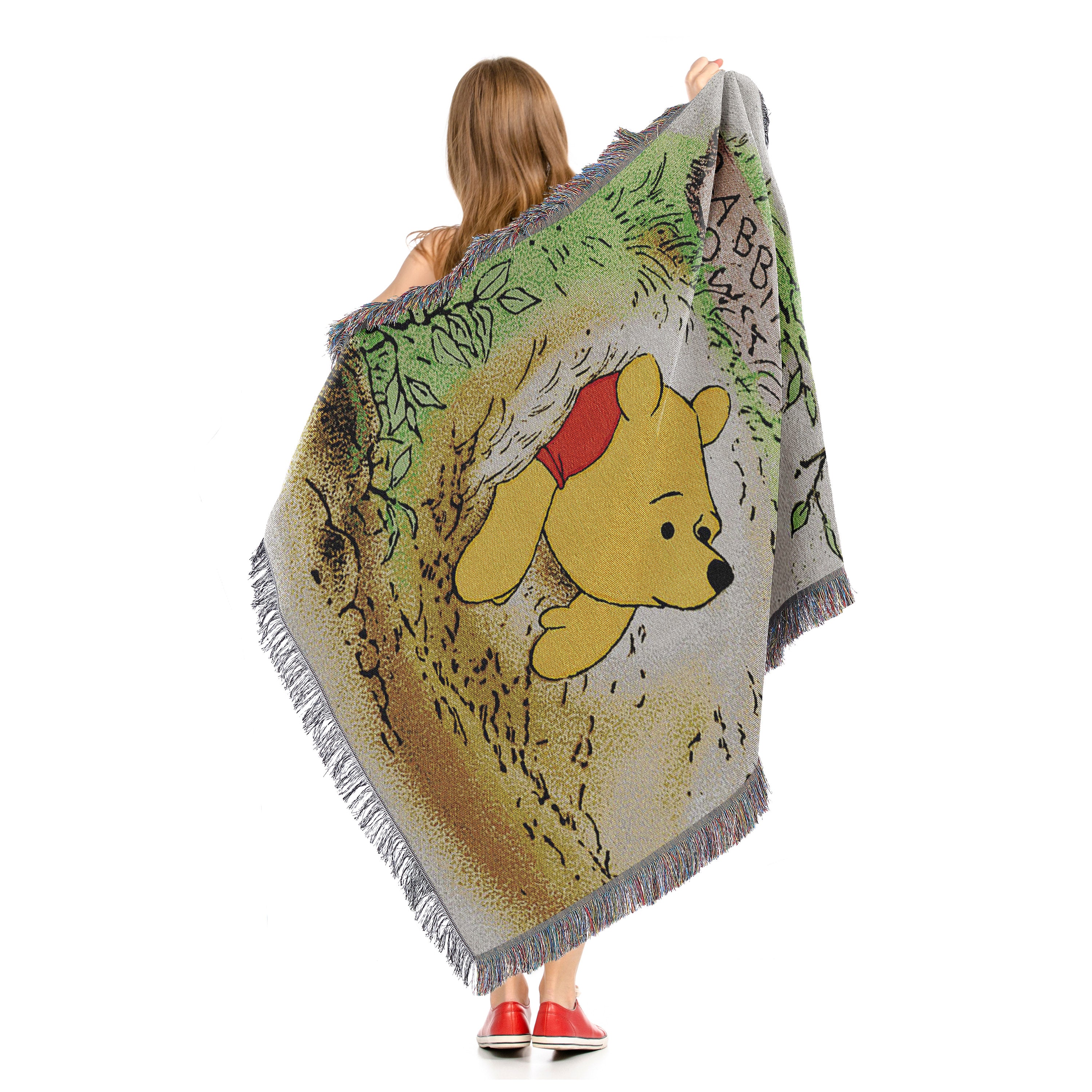 Vintage Winnie the purchases Pooh Christmas blanket