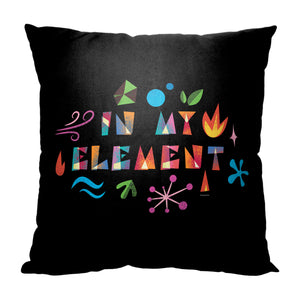 Disney Pixar Elemental In My Element Throw Pillow 18x18 Inches