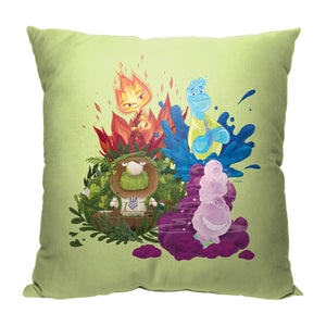 Disney Pixar Elemental Natural Charmers Throw Pillow 18x18 Inches