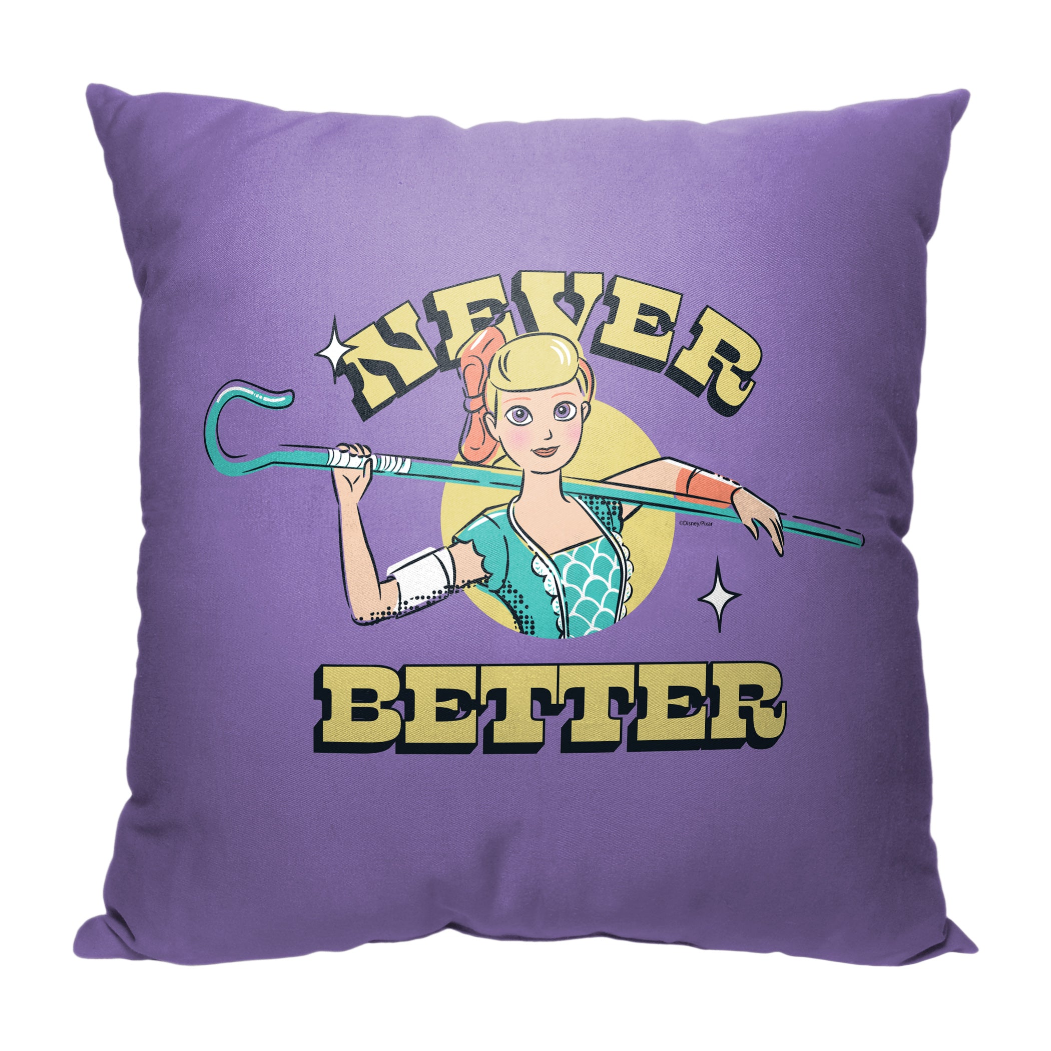 Disney Wonder of Pixar Never Better Throw Pillow 18x18 Inches