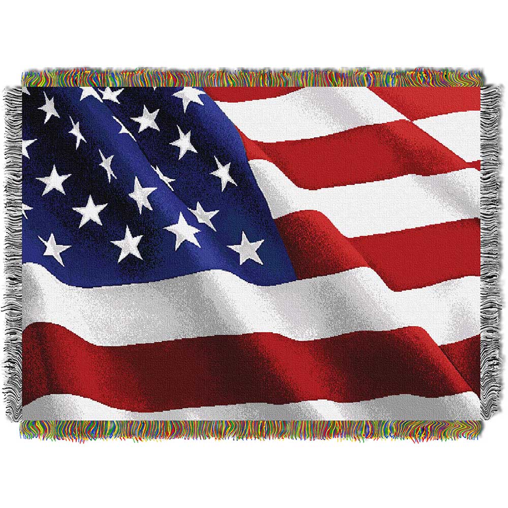 Flag Movement Holiday Tapestry Throw Blanket 48x60 Inches