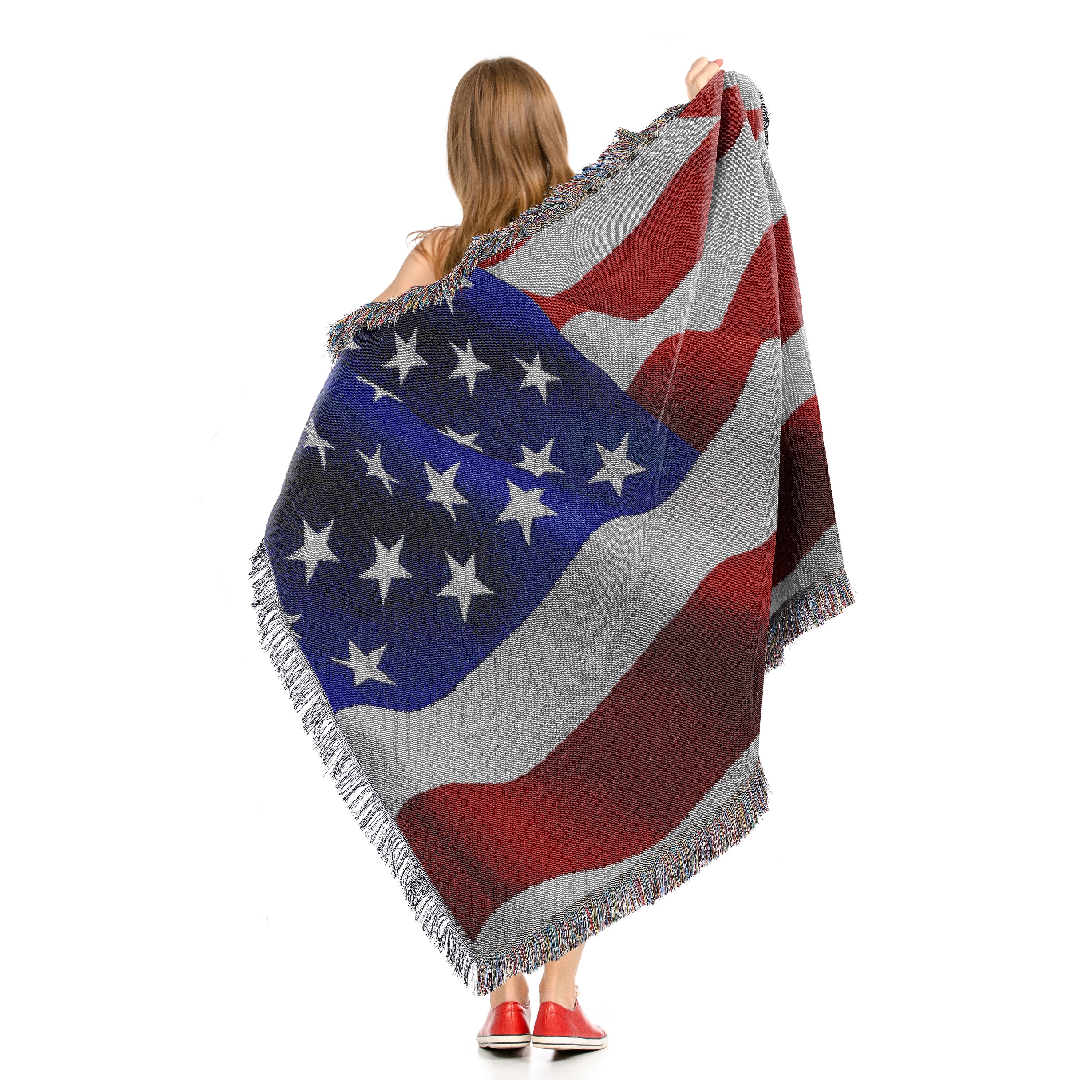 Flag Movement Holiday Tapestry Throw Blanket 48x60 Inches