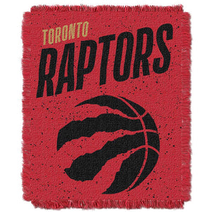 NBA Toronto Raptors Headliner Jacquard Throw Blanket 46x60 Inches