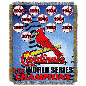 MLB St. Louis Cardinals Commemorative Series Wall Hanging 48x60 Inches