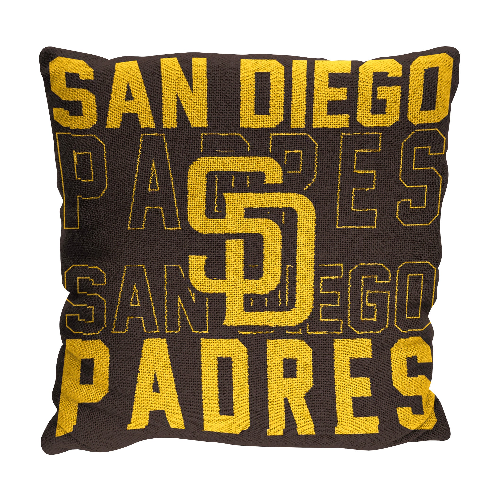 MLB San Diego Padres Stacked Pillow 20x20 Inches