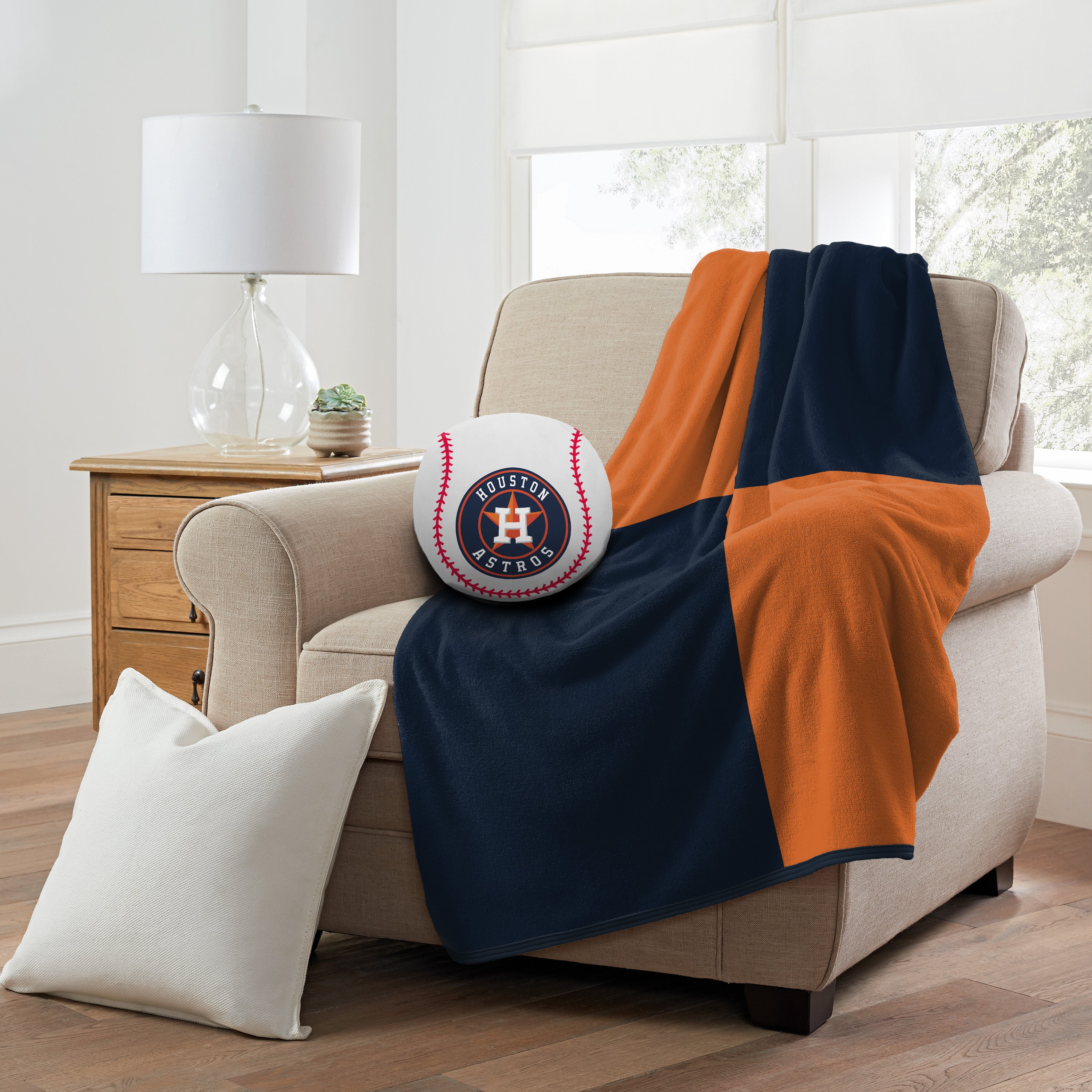 MLB Houston Astros Cloud Pillow 11 Inches