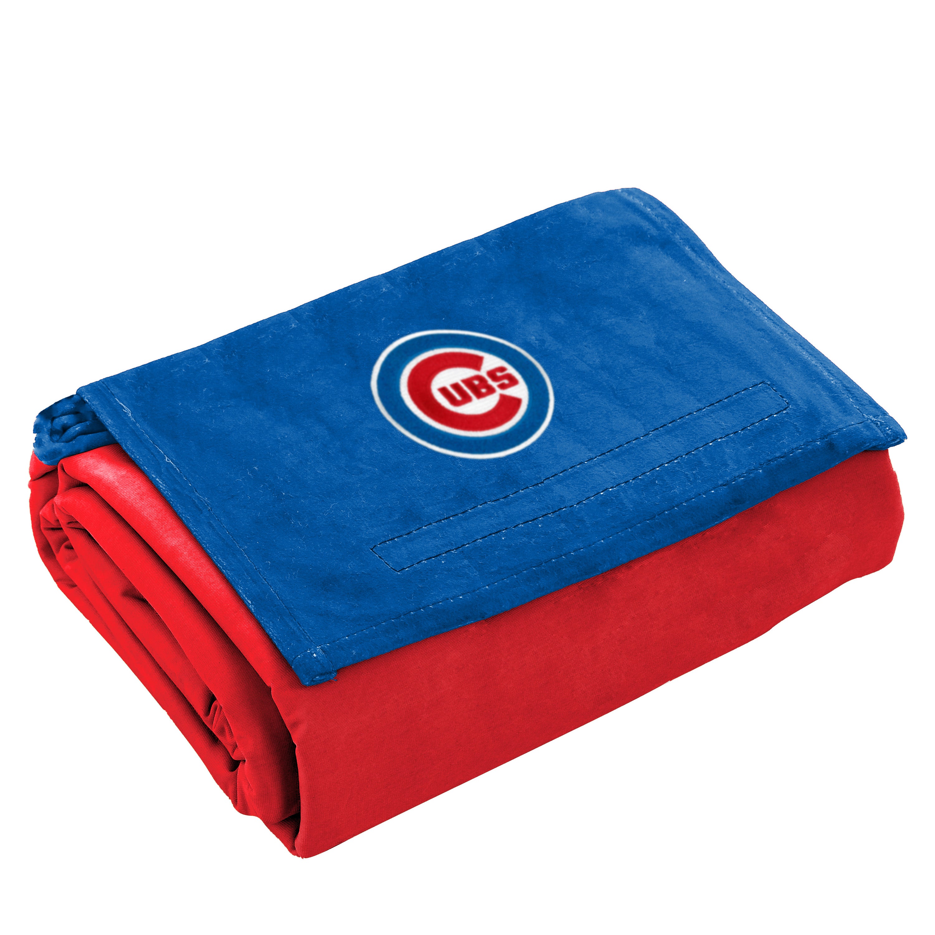 MLB Chicago Cubs Hex Stripe Picnic Blanket 55 x 70 Inches