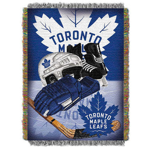 NHL Toronto Maple Leafs Home Ice Advantage Woven Tapestry Wall Hanging 48x60 Inches