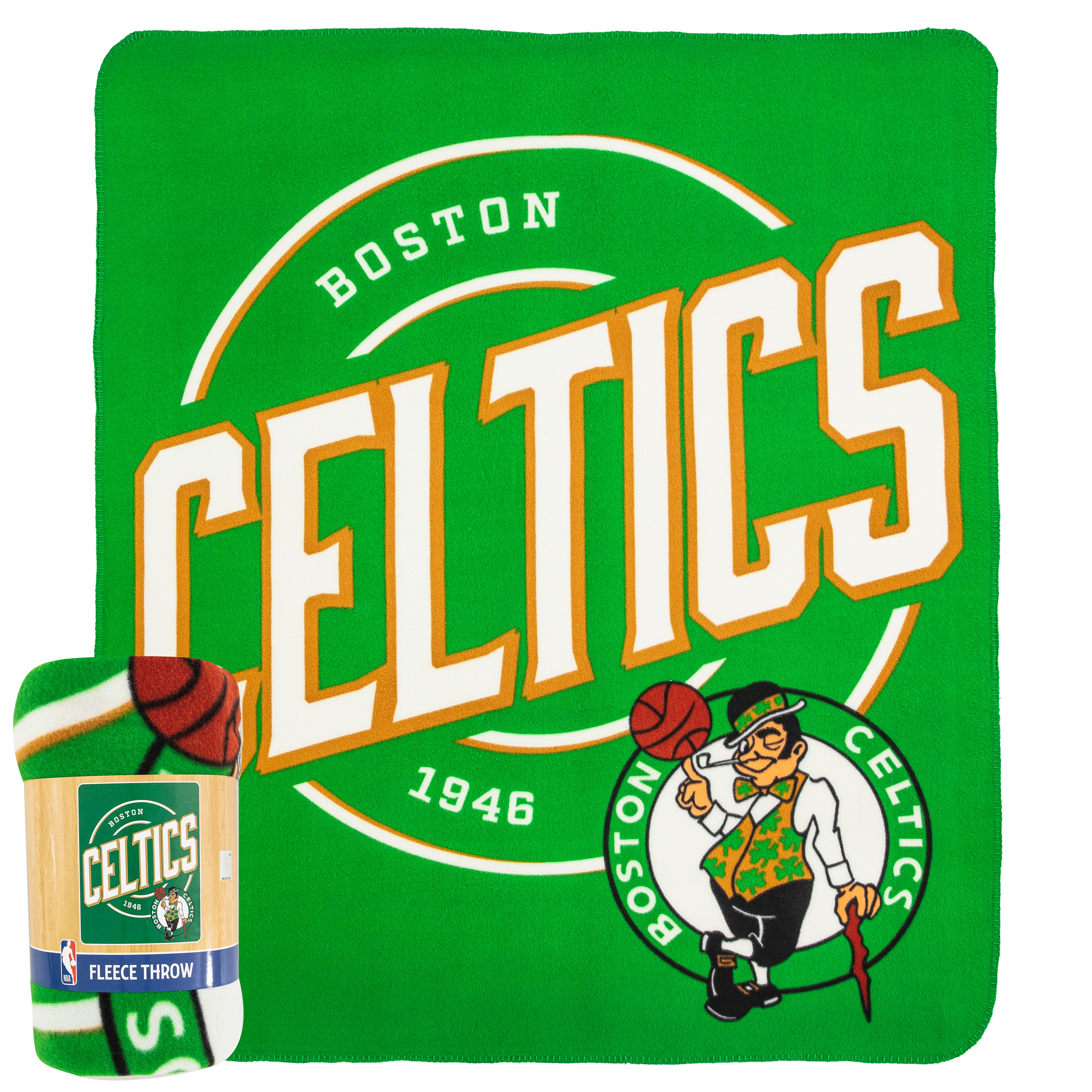 Boston hotsell Celtics XL HandTied Fleece Throw Blanket