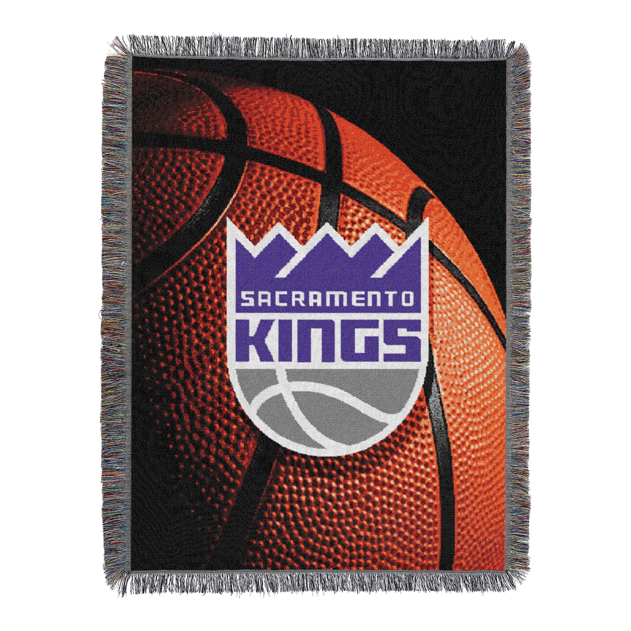 NBA Sacramento Kings Photo Real Tapestry Throw Blanket 48x60 Inches