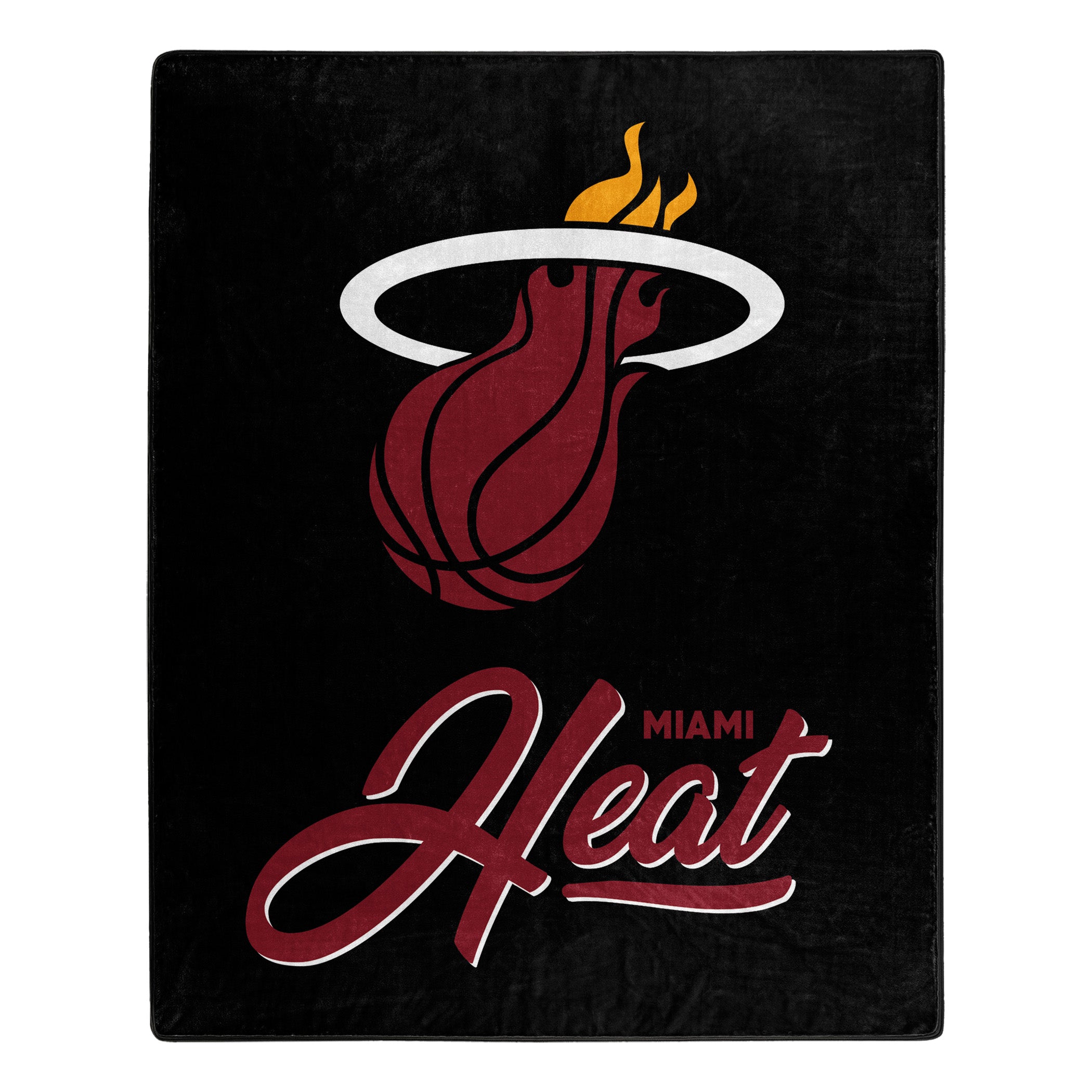 NBA Miami Heat Signature Raschel Throw Blanket 50x60 Inches