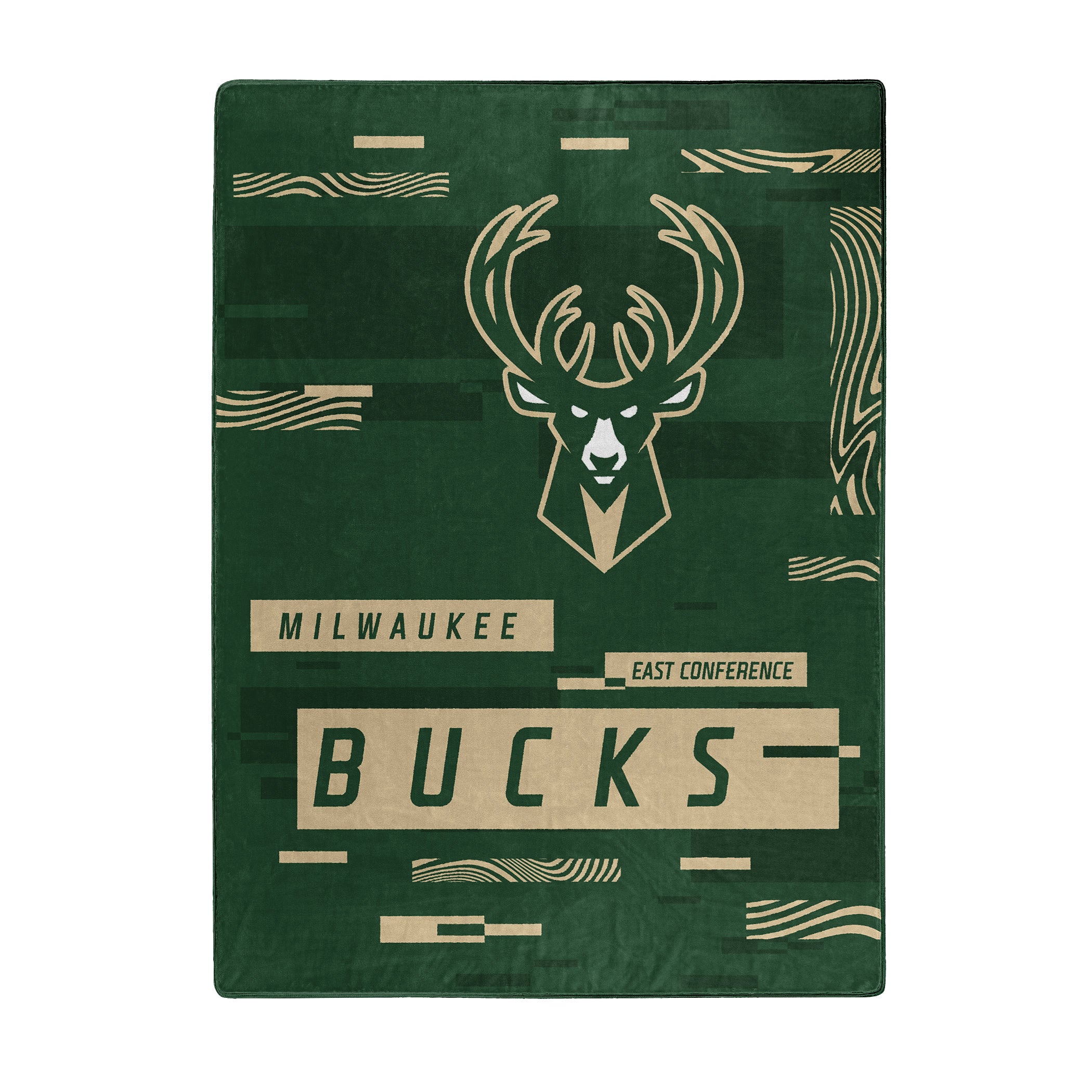 NBA Milwaukee Bucks Digitize Raschel Throw Blanket 60x80Inches