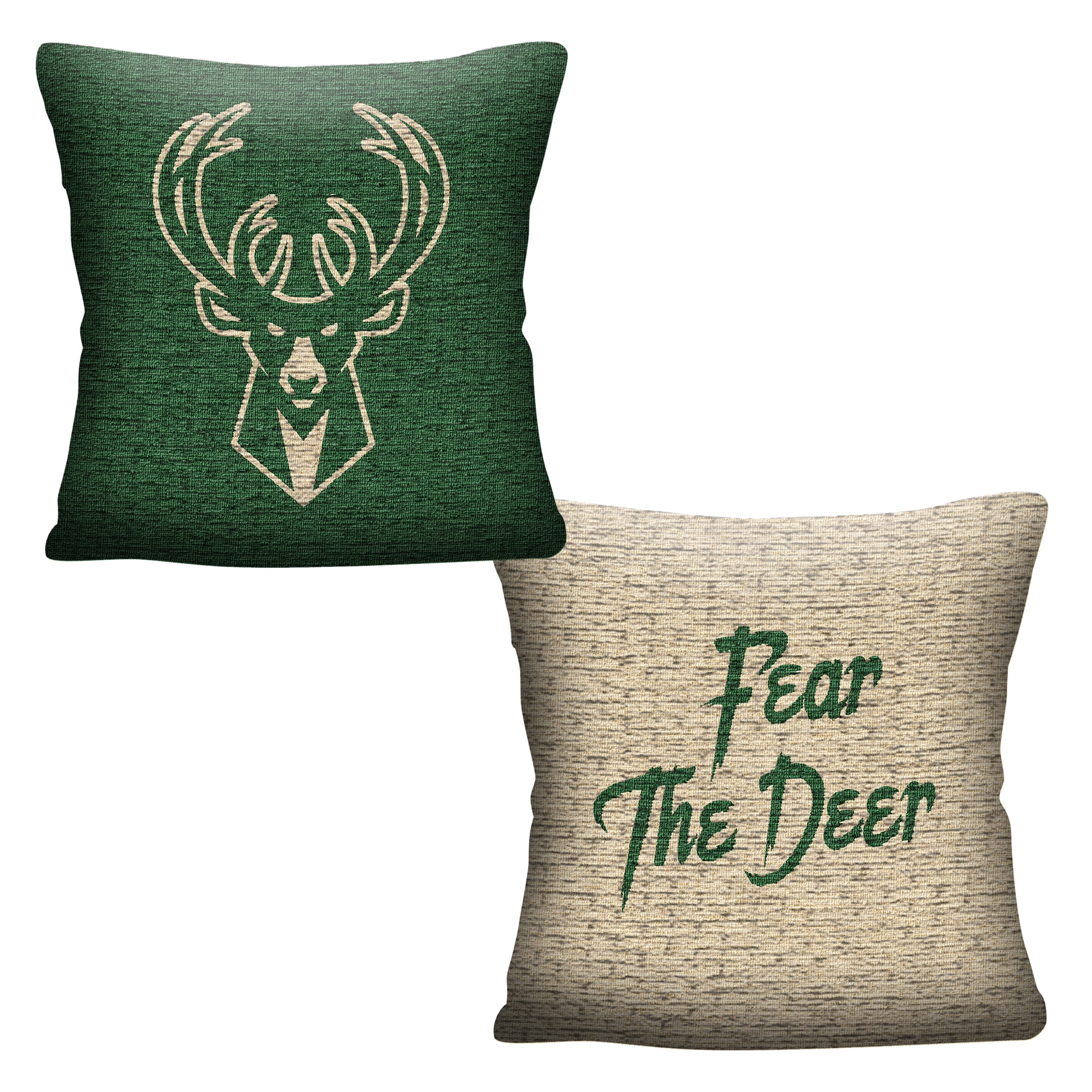 NBA Milwaukee Bucks Invert Pillow 20x20 Inches