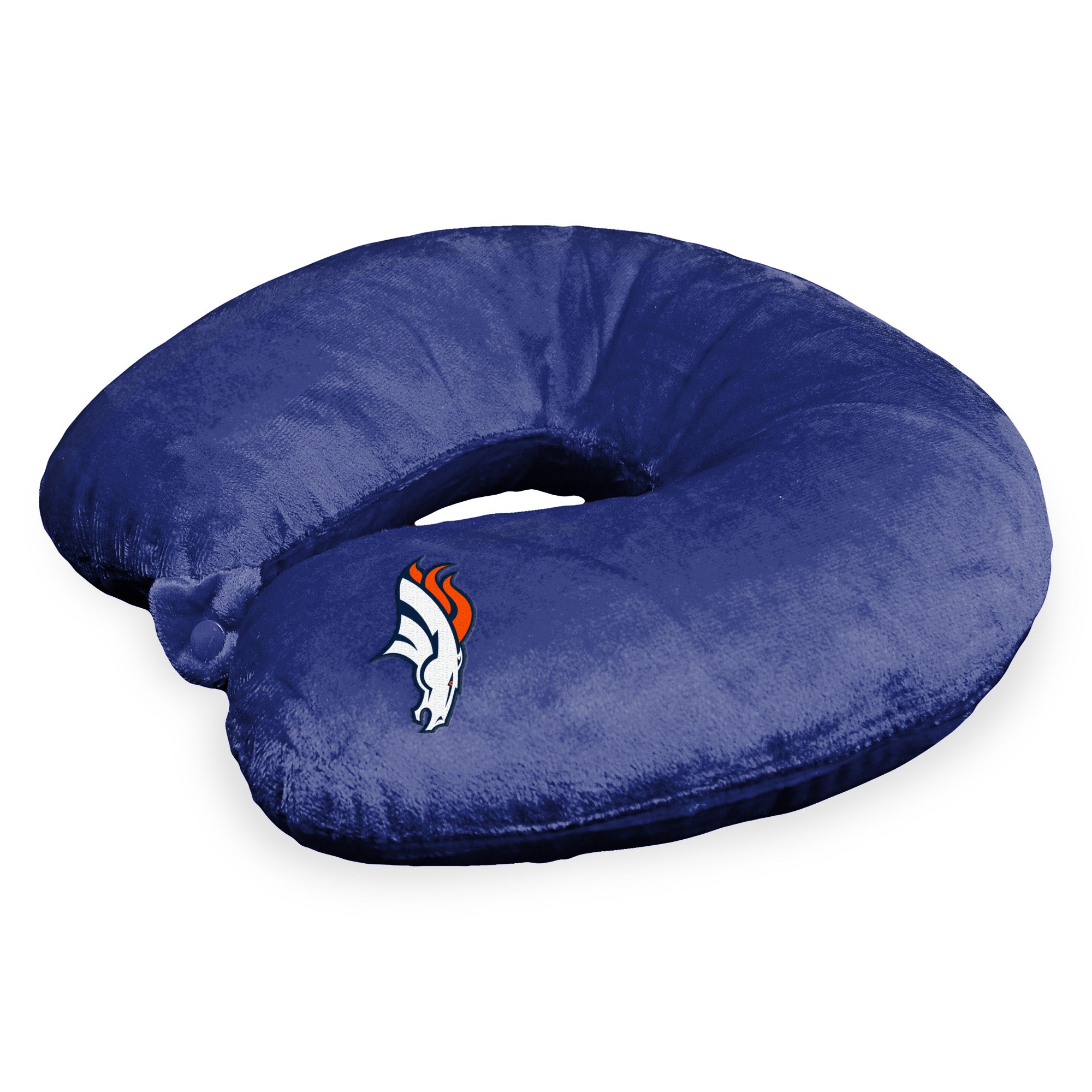 Denver Broncos 3D Travel Neck Pillow 12x13 Inches