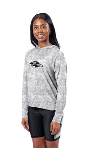 Baltimore Ravens Certo Women's Session Pullover Hoodie - Gray