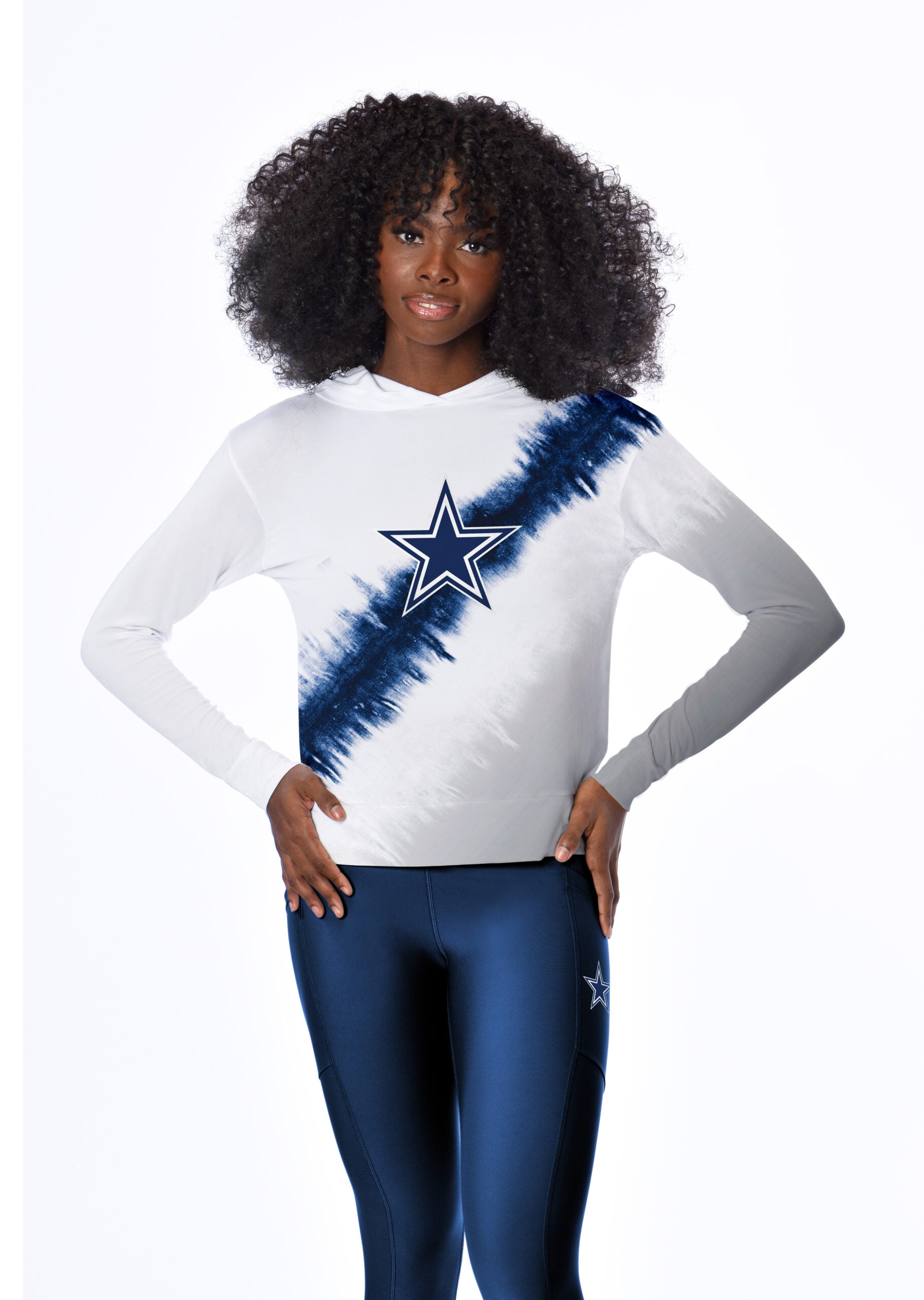 Dallas Cowboys Certo Women's Rundown Lightweight Pullover Hoodie - White