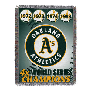 MLB Oakland Athletics Commemorative Series Wall Hanging 48x60 Inches