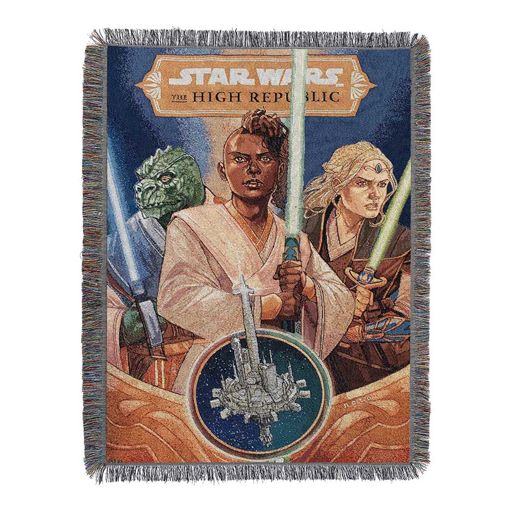 Disney Star Wars High Republic Comic NO1 Woven Tapestry Throw Blanket 48x60 Inches