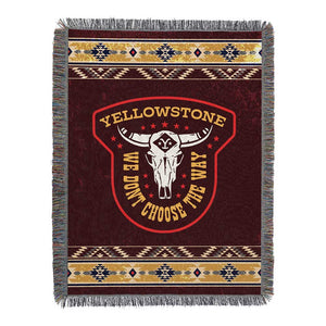 Paramount Yellowstone The Way Woven Woven Tapestry Wall Hanging 48x60 Inches