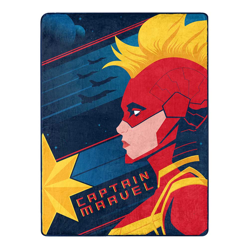 Marvel Bold Leader Silk Touch Throw Blanket 50x60 Inches