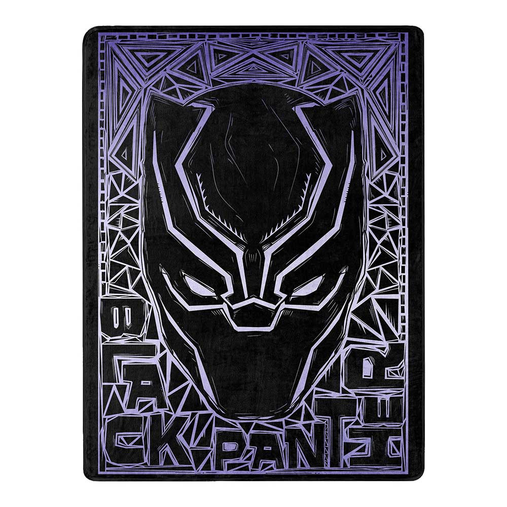 Marvel Panther Stare Silk Touch Throw Blanket 50x60 Inches