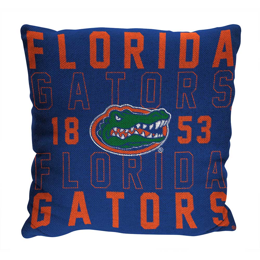 NCAA Florida Gators Stacked Pillow 20x20 Inches