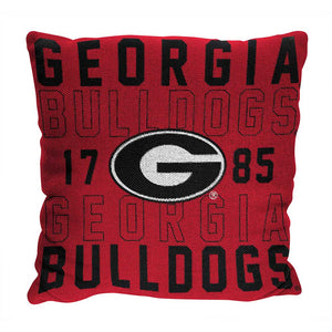 NCAA Georgia Bulldogs Stacked Pillow 20x20 Inches