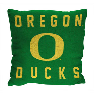 NCAA Oregon Ducks Stacked Pillow 20x20 Inches