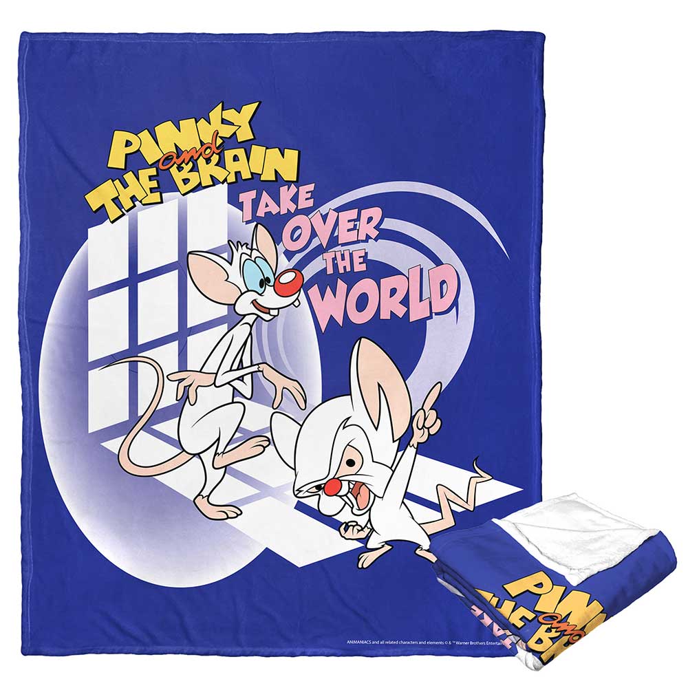 Warner Bros. Animaniacs World Takeover Silk Touch Throw Blanket 50x60 Inches