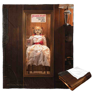 Warner Bros. Annabelle Positively Do Not Open Silk Touch Throw Blanket 50x60 Inches