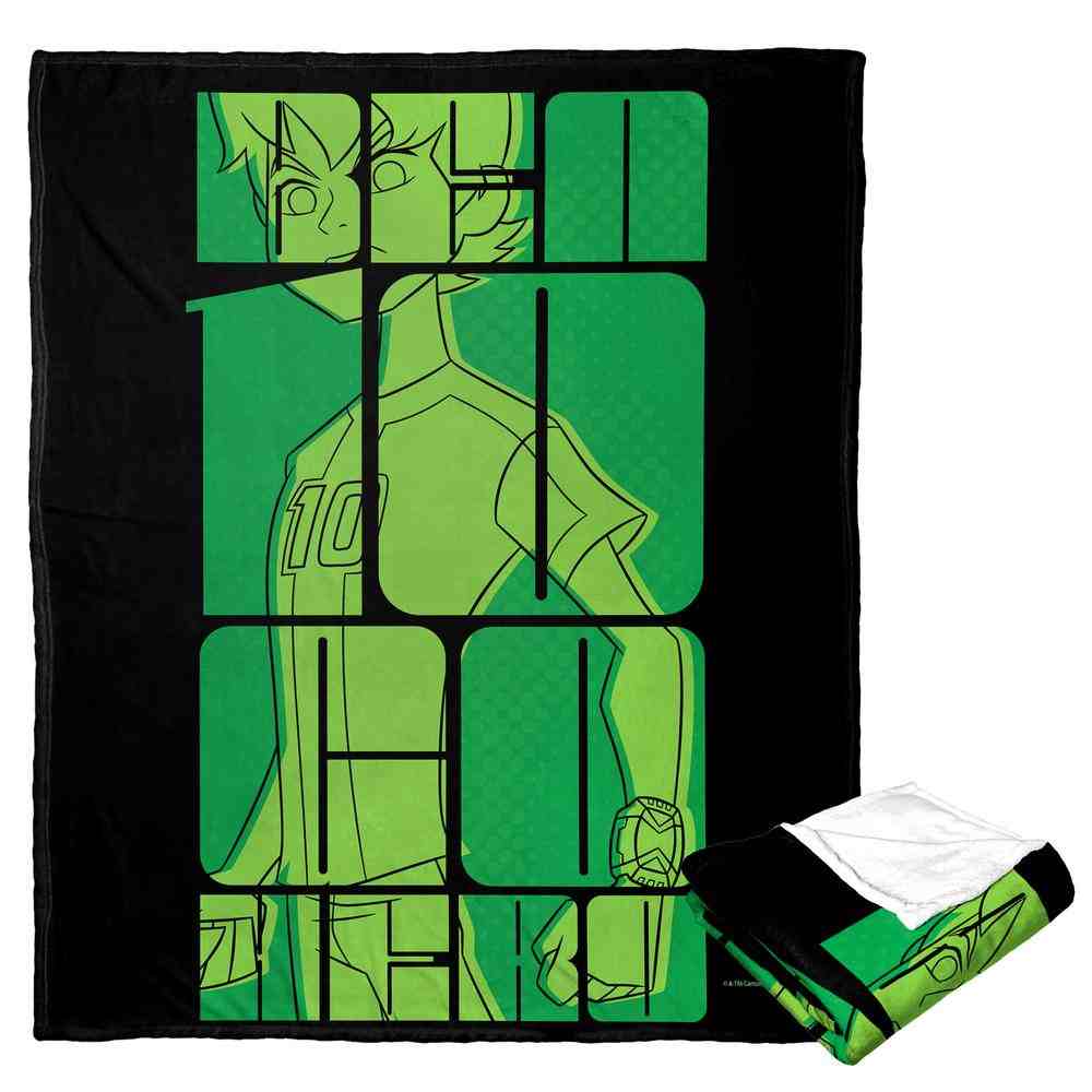 Cartoon Network Ben 10 Hero Ben Silk Touch Throw Blanket 50x60 Inches