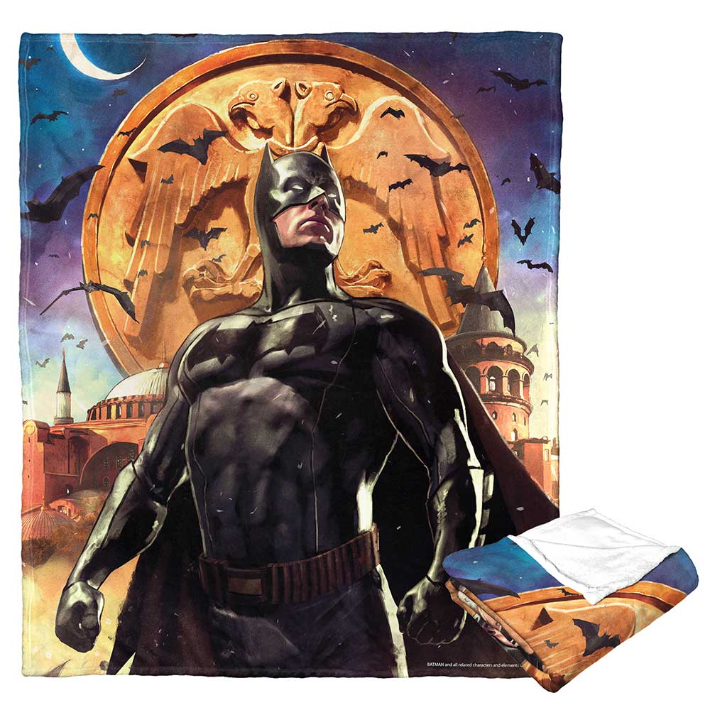 Warner Bros. Batman Castle Guardian Silk Touch Throw Blanket 50 x 60 Inches